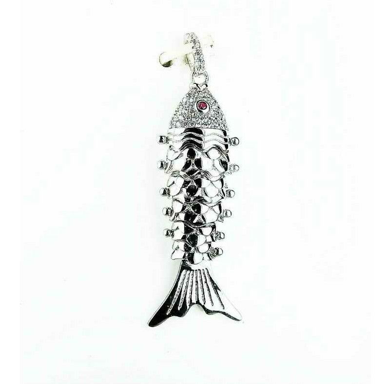 Buy quality Fancy 925 Silver Ladies Pendant With Fish Design in Ahmedabad